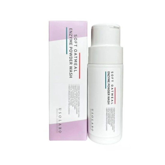 USOLAB Peeling Enzymatyczny Soft Oatmeal Enzyme Powder Wash 50 g.png