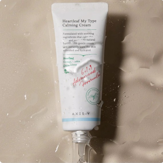 AXIS-Y Kojący nawilżający krem do twarzy Heartleaf My-type Calming Cream 60 ml (1).png
