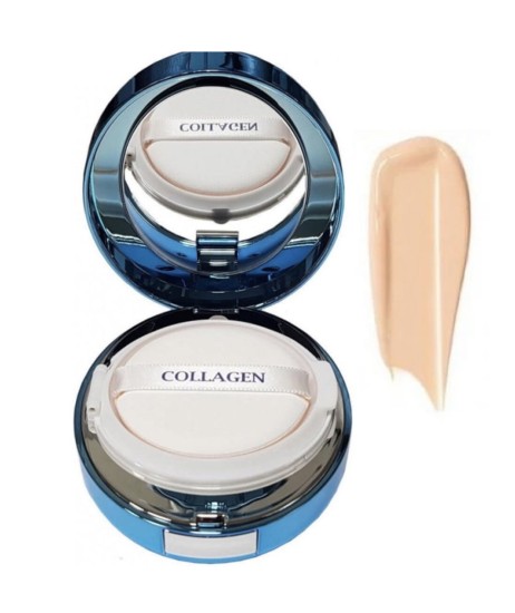 Enough Aqua Air Cushion 21 SPF 50 Podkład w gąbeczce z kolagenem
