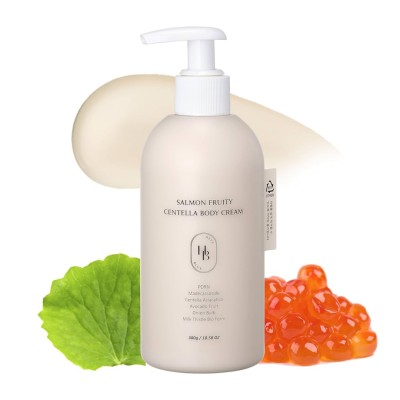 HEVEBLUE Salmon Fruity Centella Body Cream 300 ml – odżywczy krem do ciała z centellą i PDRN.jpg