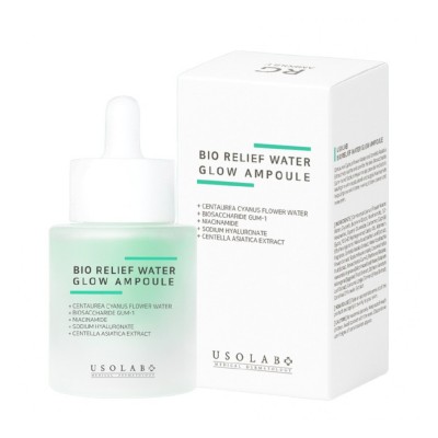 USOLAB Bio Relief Water Glow Ampoule 30 ml - serum nawilżające i rozświetlające z ochroną antyoksydacyjną.jpg