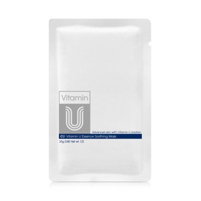 CU SKIN Vitamin U Essence Soothing Mask 25 g - regenerująca maska łagodząca (2).jpg