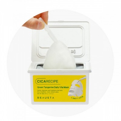 BEAUSTA Cicarecipe Green Tangerine Daily Vita Mask 30 szt  (1).jpg