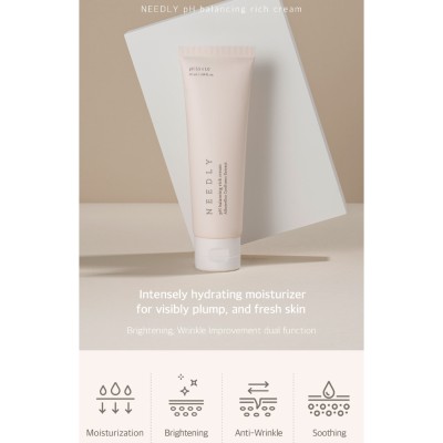 NEEDLY pH Balancing Rich Cream – intensywnie nawilżający krem regenerujący z ekstraktem z grzyba Albatrellus, 50 ml (1).jpg