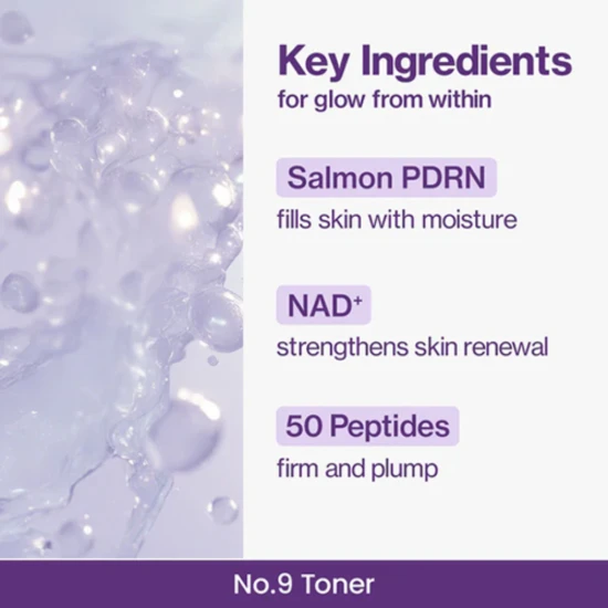 _NUMBUZIN No.9+ NAD+ PDRN Glow Boosting Toner – tonik rozświetlający i przeciwstarzeniowy, 150 ml (id_ 1176) (2).jpg
