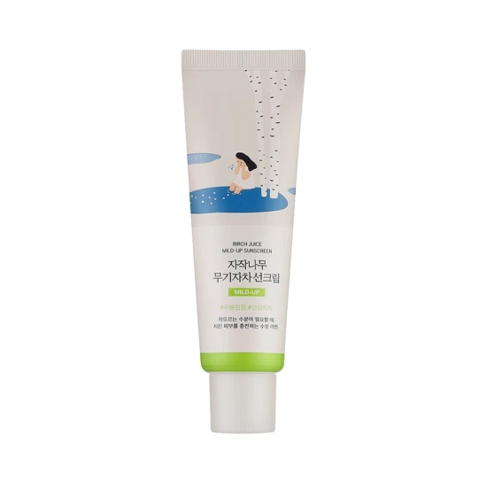 ROUND LAB Birch Juice Moisturizing Mild-Up Sunscreen SPF50+ PA++++ 50 ml – mineralny krem przeciwsłoneczny z sokiem brzozowym .jpg