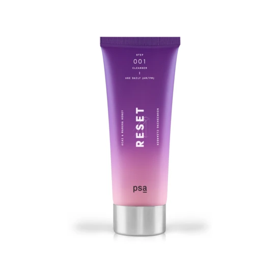 PSA RESET Acai & Manuka Honey Nourishing Cleanser 100 ml – odżywczy żel do mycia twarzy z miodem Manuka i acai.jpg