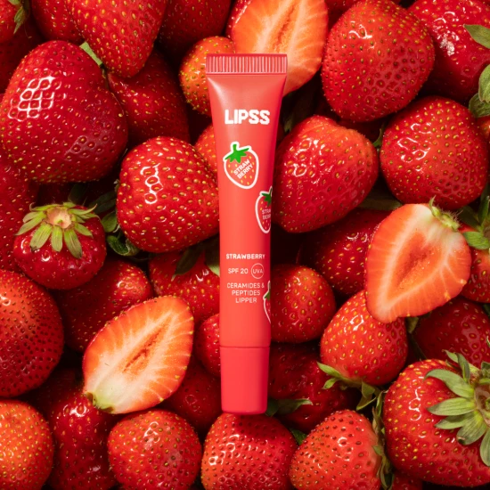 LiPSS Strawberry Lipper SPF 20 – pielęgnujący błyszczyk do ust z ochroną UV (1).jpg