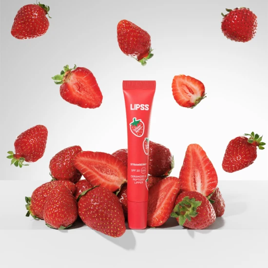 LiPSS Strawberry Lipper SPF 20 – pielęgnujący błyszczyk do ust z ochroną UV (3).jpg