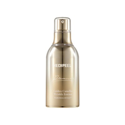 MEDI-PEEL Premium Golden Camellia Wrinkle Essence – przeciwzmarszczkowa esencja do twarzy z 24K złotem i ekstraktem z kamelii.jpg