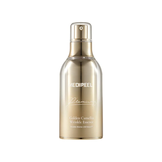 MEDI-PEEL Premium Golden Camellia Wrinkle Essence – przeciwzmarszczkowa esencja do twarzy z 24K złotem i ekstraktem z kamelii.jpg