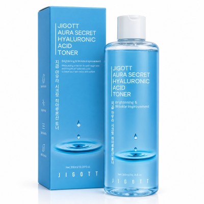 JIGOTT Hyaluronic Acid Toner – tonik z kwasem hialuronowym 300 ml.jpg