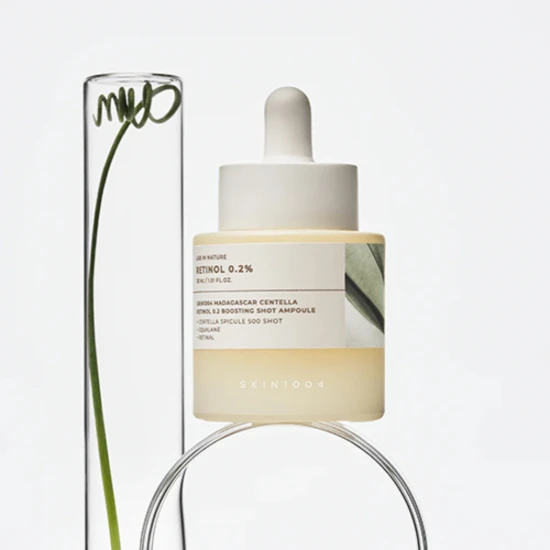SKIN1004 Retinol 0.2 Boosting Shot Ampoule – serum z retinolem 0,2%, retinalem 0,05% i mikrospikulami, 30 ml.jpg