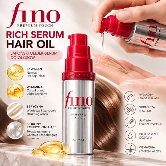 FINO Premium Touch Rich Serum Hair Oil – wygładzający olejek do włosów, 70 ml.png