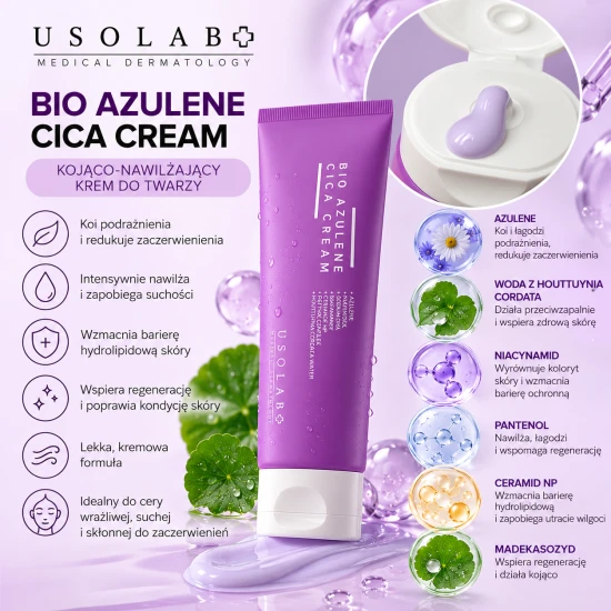 USOLAB BIO AZULENE CICA CREAM, 70ml.png