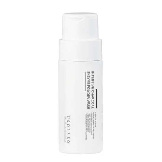 USOLAB Soft Charcoal Enzyme Powder Wash 50g - enzymatyczny puder do mycia twarzy z węglem i papainą, 50 g (3).jpg