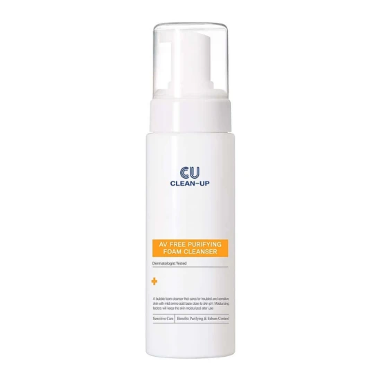 CU Skin AV Free Purifying Foam Cleanser 180 ml - oczyszczająca pianka do cery tłustej i trądzikowej, 150 ml.jpg