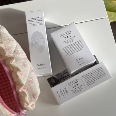 Zestaw kosmetykow do twarzy dr. Althea 345 Relief pianka, Serum, Cream - zestaw kojąco-nawilżający do twarzy.jpg
