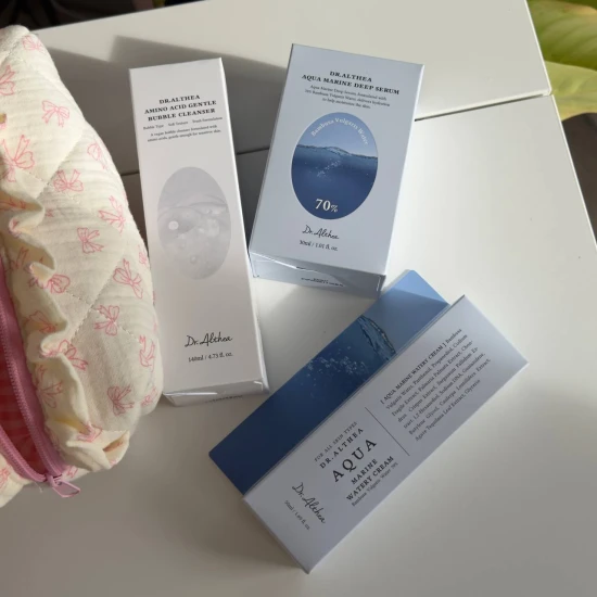 Zestaw Dr. Althea Aqua Marine Deep – pianka, serum i krem nawilżający do twarzy.jpg